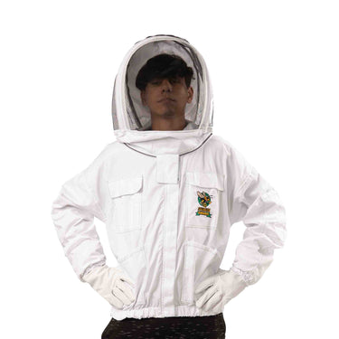 Swarm Commander Beekeeper Unisex Jacket Regular Cloth with removable veil
